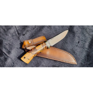 ЗОЛОТА ПЕРЛИНА авторський ніж ручної роботи майстра VIKTOR KNIVES, сталь S125V, 64 HRC. Photo 3